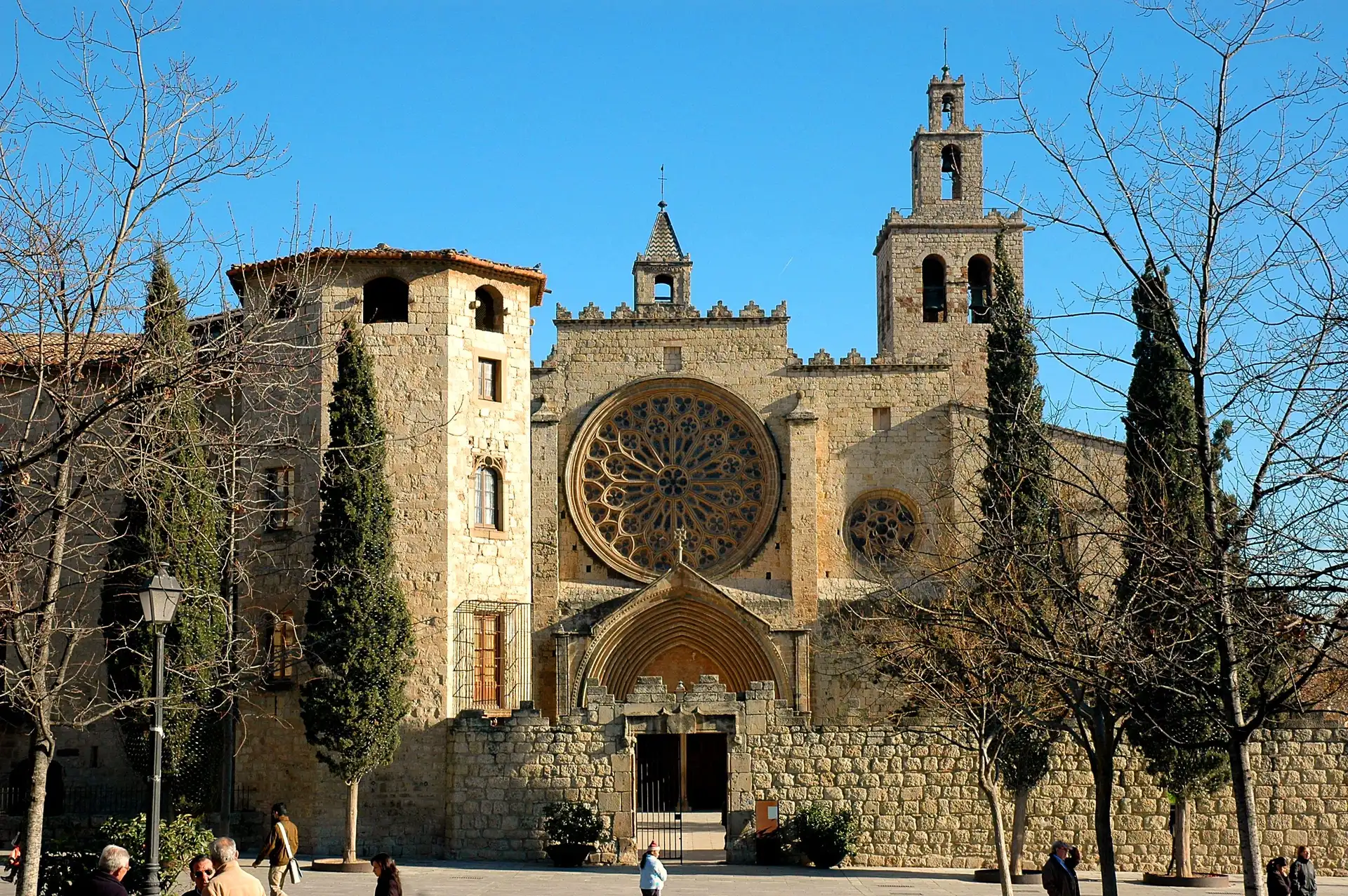 Façana del Monestir de Sant Cugat